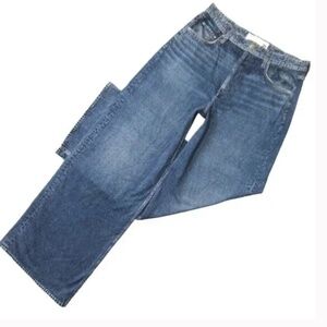 NWoT rag & bone Miramar Sofie in Kimber Wide Leg Photo Print Faux Jean Pants